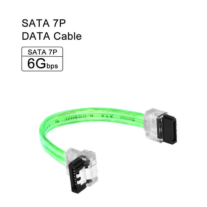 SATA 3.0 III 6Gb/s 10cm Hard Disk Drive Data Serial ATA Straight Cable 26AWG for HDD SSD Cord line 7pin sata cable 10 CM