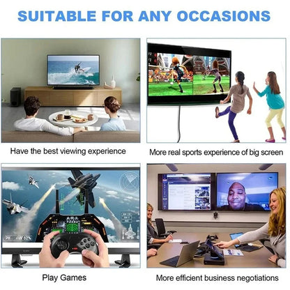 DP DisplayPort To HDMI Cable DisplayPort Male To Male HDMI Compatible Video Audio Cable For Computer Laptop TV Projector Monitor