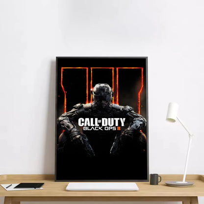Modern Warfare Call Of Duty Poster HD art sticky wall waterproof home living room bedroom bar aesthetic decoration