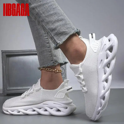 Men's Running Shoes Casual Walking Outdoor Non Slip Sport Tennis Sneaker Athletic Training Comfortable Lightweight Four Season