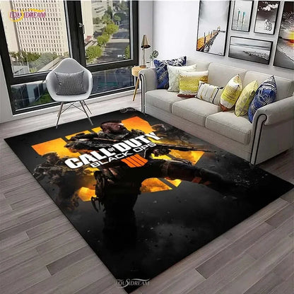 Call of Duty Game Carpet Living Room bedroom Sofa Coffee decorat yoga area rugs kitchen Door Un-Slip Mats Alfombra birthday gift