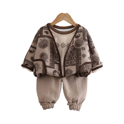 Children'S Clothing Suit Autumn Winter Kids Casual Long Sleeve Set Comfortable Daily Wear Outfits Casual Children Clothes Sets