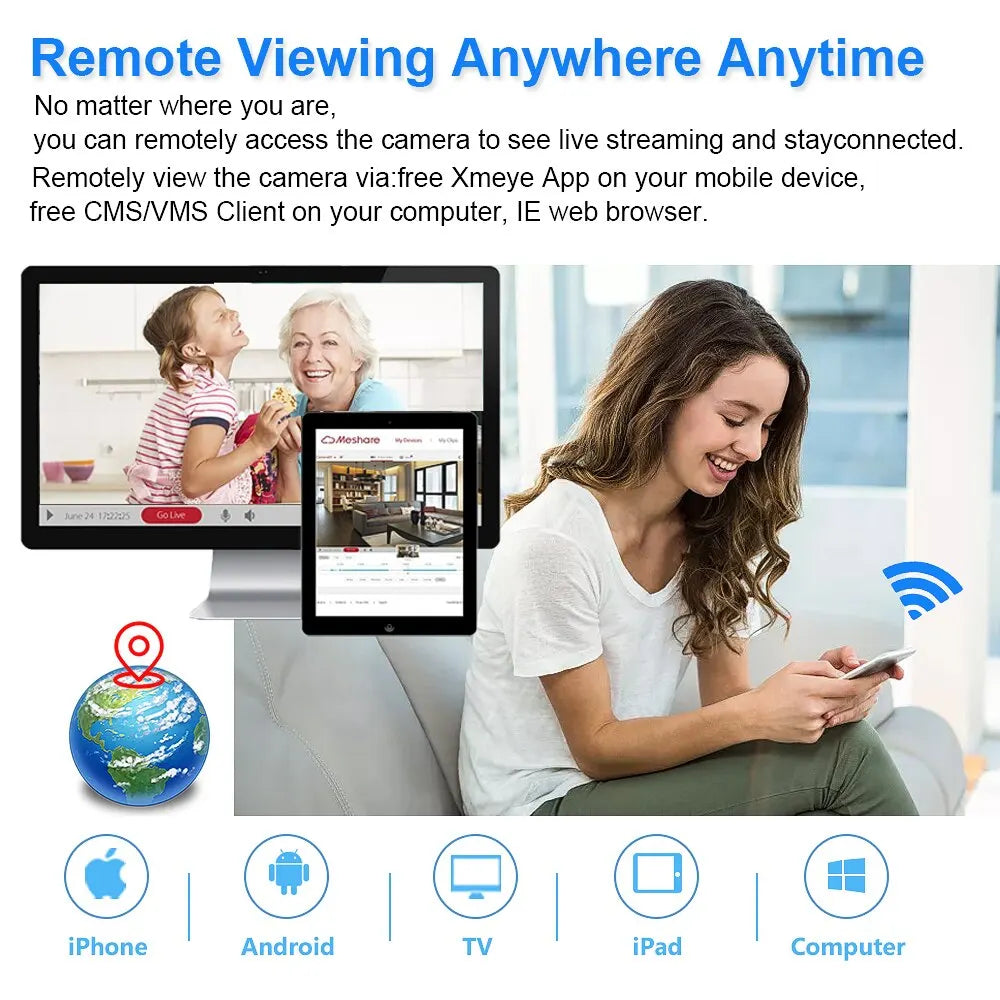 4K CCTV Analog Security Camera Dome Outdoor Waterproof AHD Camera Video Surveillance 5MP Face Detection XMEYE BNC Monitoring Cam