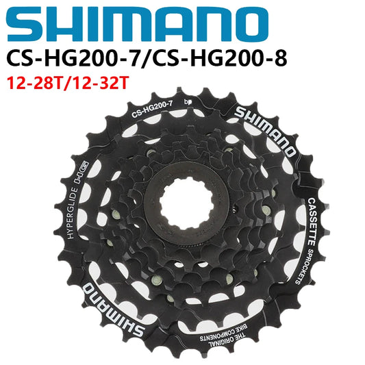 Shimano Tourney HG200 7s 12-28T/12-32T 8s 12-32T Cassette CS-HG200-7 / CS-HG200-8 For MTB Mountain Bike Bicycle Original Shimano