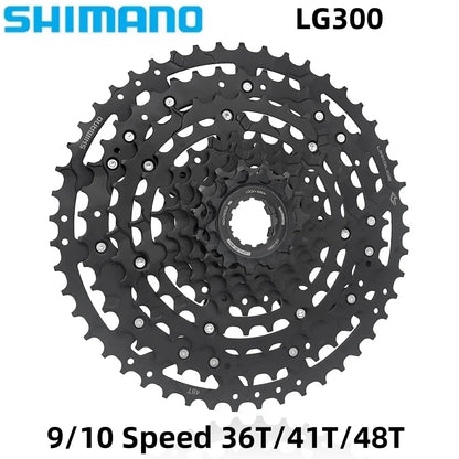 SHIMANO Cues LG300 MTB Bicycle Cassette 9 10 Speed Mountain Bike Freewheel 9S 10S 9V 10V 11-36T 41T 39T 48T