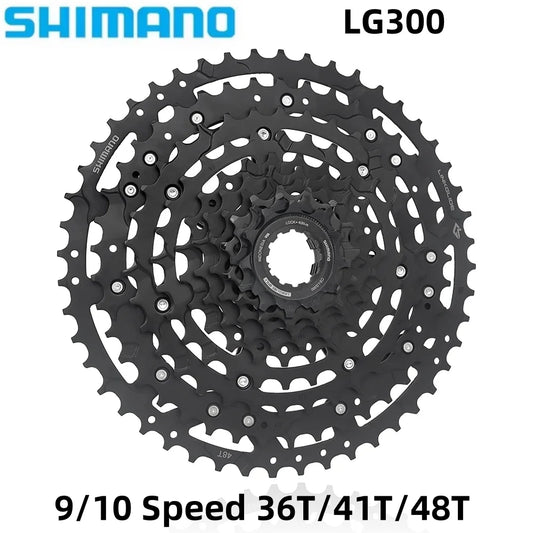 SHIMANO Cues LG300 MTB Bicycle Cassette 9 10 Speed Mountain Bike Freewheel 9S 10S 9V 10V 11-36T 41T 39T 48T
