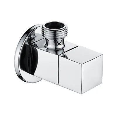 Matte Black Brass Triangle valve Water control valve Chrome Copper triangle valve The tap water valve Sewer