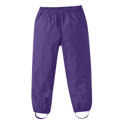Toddler Kids Boys Girls Rain Pants Windproof Waterproof Mud Trousers Clothes Children'S Clothing комплекты для маленьких мальчик