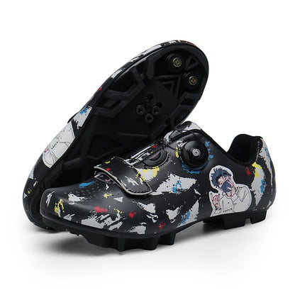 New Men's and Women's Bicycle Shoes,Outdoor Cycling Shoes,Three Functional Soles,Professional Training Shoes