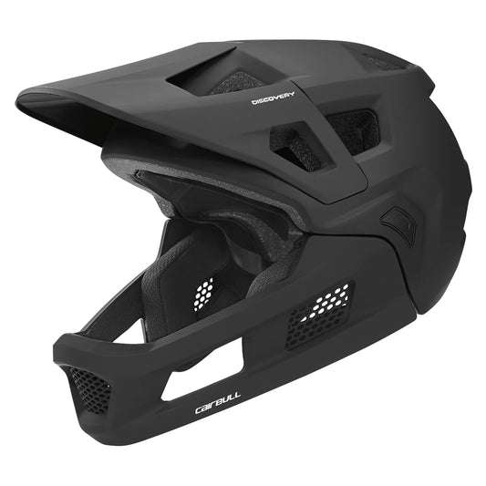 BMX Mountain Bike Helmet Detachable Motocross Helmet Full Face Mountain Bike Helmet with Padding and AG+ Silver Ion Straps