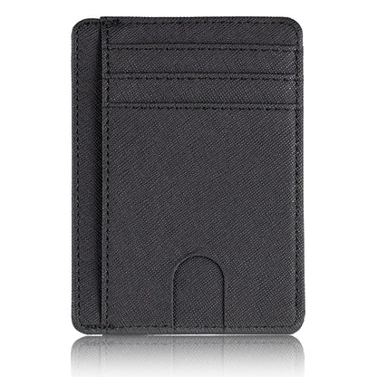 Slim RFID Blocking Leather Wallet Credit ID Card Holder Purse Money Case for Men Women Fashion Bag N15 19 Dropship