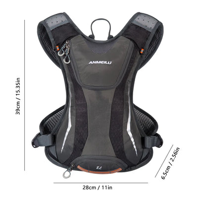 ANMEILU Motorcycle Cycling Hydration Pack MTB Off Road Motocross Water Backpack Sport Mountain Bike Water Bag