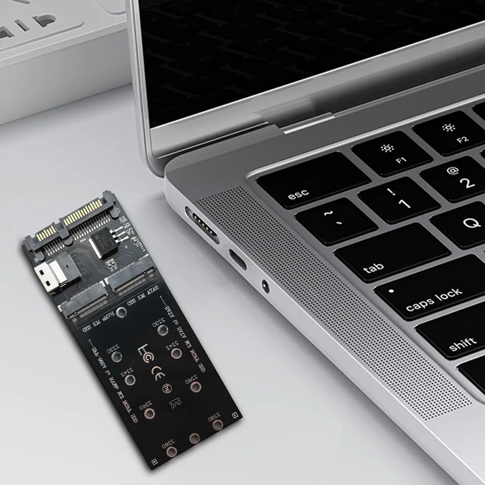 M2 to SATA Adapter SFF8654 for NVMe SSD Supporting Dual Storage Compatibility and Enhanced System Performance