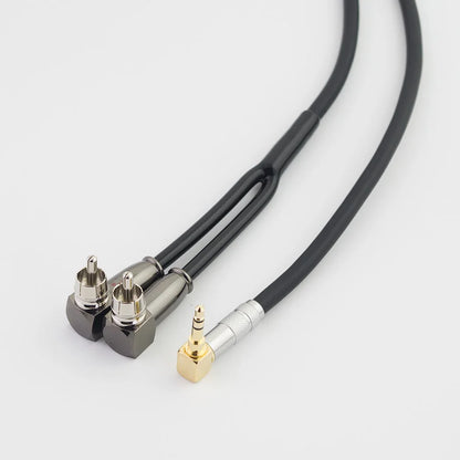 3.5mm Jack To 2RCA OFC Audio Cable Aux To Rca Male HIFI Stereo for Amplifier, Mobile Phone, Computer, Desktop Audio Car Jack