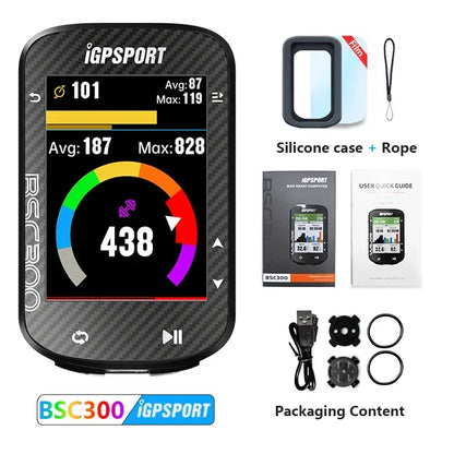 IGPSPORT Bsc300 Gps Bike Computer Wireless Speedometer GPS Navigation ANT Cadence Sensor IPX7 Waterproof Bicycle
