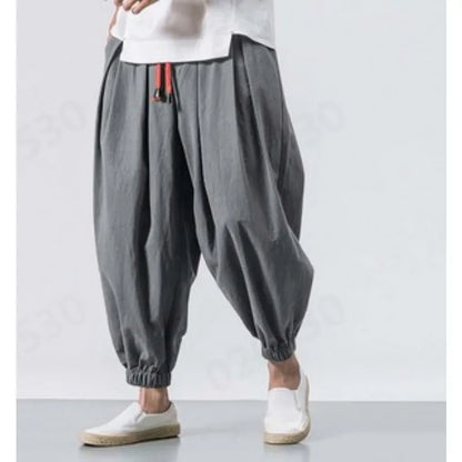 Men Harem Pants Male Casual Fashion Baggy Trousers Joggers Elasticated Trousers Sportswear Lantern Pants Pantalones Streetwear