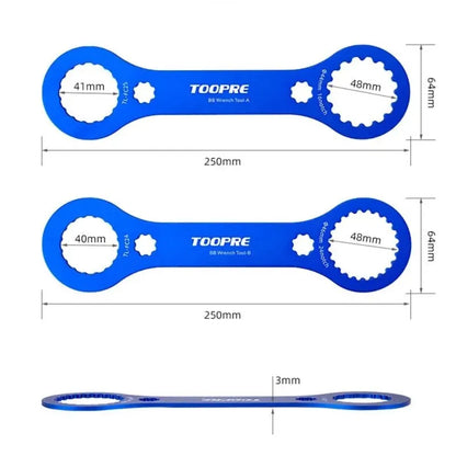 TOOPRE Multi FunctionTool Bracket Wrench Repair Tool 44mm 46mm 16 24 for BBR60 MT800 MT9100 XDR DA TL-FC25 BB Caliber Cycling