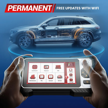 OBD2 Auto Scanner Bi-directional CAN FD Oil ABS DPF EPB SRS A/F BMS 15 Reset ANCEL FX6100 All System Diagnostic Scan Tools