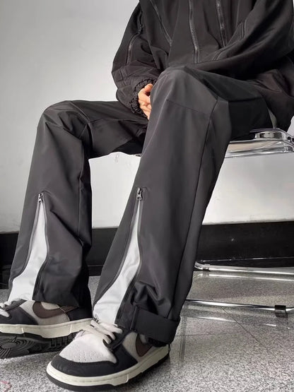 High street pants men loose fitting wide leg cargo pants 2024 new hip hop harajuku trousers streetwear men clothing ropa hombre