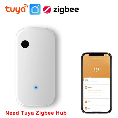Tuya ZigBee WiFi Light Sensor Smart Home Illumination Sensor APP Linkage Control Brightness Detector Illumination Automation