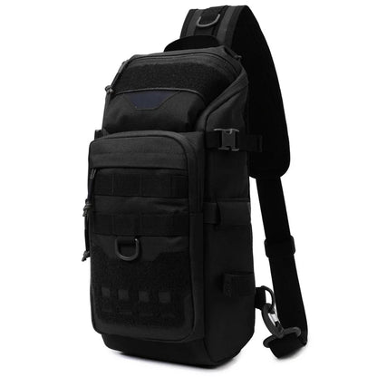 TINSOL Waterproof Fishing Shoulder Bag Outdoor Sports Cycling Crossbody Chest Single Backpack Travel Climbing Camping Tactical