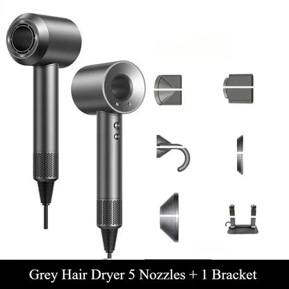 Ionic Hair Dryer with Hot and Cold Air Functionality Lightweight 5 in 1 Professional Styling Tool for EasyBlowoutsmini hairdryer