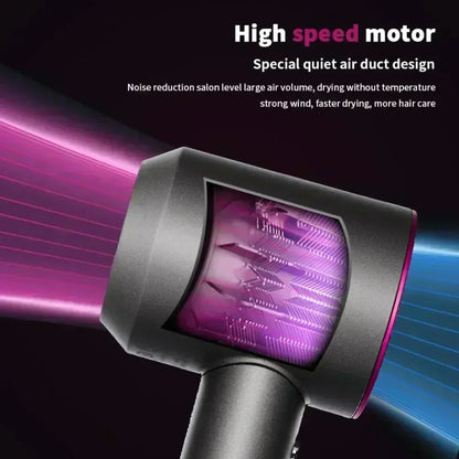 Ionic Hair Dryer with Hot and Cold Air Functionality Lightweight 5 in 1 Professional Styling Tool for EasyBlowoutsmini hairdryer