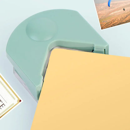 Journamm Corner Rounder R4 Corner Punch Portable Paper Trimmer Cutter for Card Photo Cutting Junk Journal DIY Scrapbooking Tools