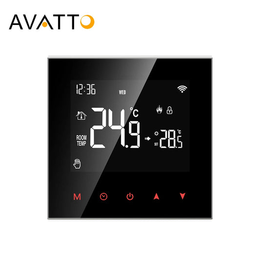 AVATTO Tuya WiFi/ZigBee Smart Thermostat，Electric Floor Heating Water/Gas Boiler Controller Works With Alexa,Google Home,Alice
