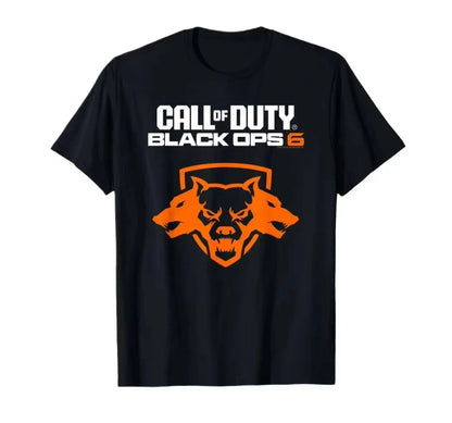 Black Call of Duty Ops Halftone Game T-Shirt  T Shirt Women Tee Fashion Short Sleeve Tshirt Oversized Streetwear Tops