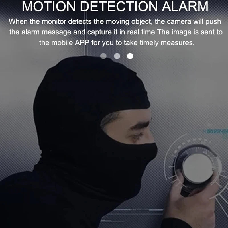 Wireless 1080P Security Cam Indoor Outdoor IP Camera with Night Vision Motion Alert 2 Way Talk Waterproof for Home Surveillance