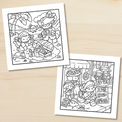 COZY ERAS 2 Bold-easy Patterns Coloring Book for Adults Cute Drawing Book Perfect Gift for Party and Birthday