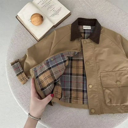 Children's Clothing Boy's Coat Spring 2025 New Cool Fashionable  JacketFashion Children's Spring Clothing Top Trend