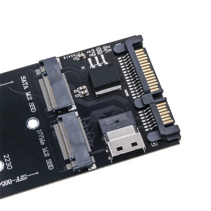 T35C M2 SSD Adapter M.2 SATA Ngff SSD to SATA + M2 NVME SSD to SFF-8654 Converter SATA to M2 Expansion Card