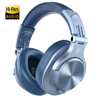 Oneodio A70 Wireless Bluetooth 5.2 Headphones 72Hrs Over Ear Hi-Res Audio 3.5mm/6.35mm Wired Studio DJ Headset With Microphone