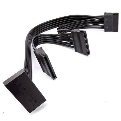 15PIN SATA Power Supply Cable To 2 SATA Mining Extension Cable For Hard Disk HDD Power Cable For SSD PCIE WLAN Adapter Card