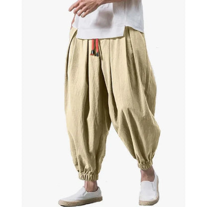 Men Harem Pants Male Casual Fashion Baggy Trousers Joggers Elasticated Trousers Sportswear Lantern Pants Pantalones Streetwear