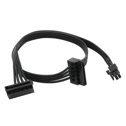 35/45/65cm Mini 4 Pin to One/Two/Three SATA Power Supply Cable For Main Board Interface SATA SSD HDD Cable Power Supply Cable