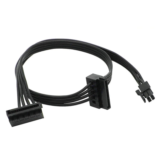 35/45/65cm Mini 4 Pin to One/Two/Three SATA Power Supply Cable For Main Board Interface SATA SSD HDD Cable Power Supply Cable