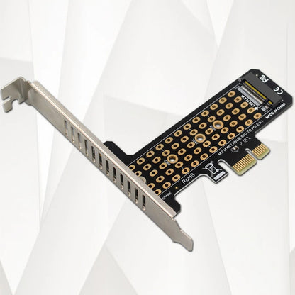 M.2 NVME To PCIe4.0 X1 Expansion Card Adapter Support PCIe X1 X4 X8 X16 Interface with Heat Sink for SSD 2230/2242/2260/2280