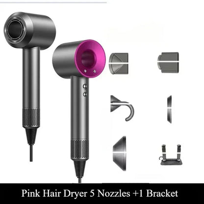 Ionic Hair Dryer with Hot and Cold Air Functionality Lightweight 5 in 1 Professional Styling Tool for EasyBlowoutsmini hairdryer
