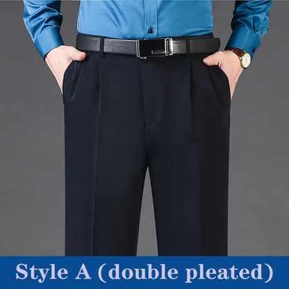 Men's Pants Clothing Officer Pantalones Hombre Oversized High Waist Trousers Spring Autumn Britches New Streetwear Casual Pants