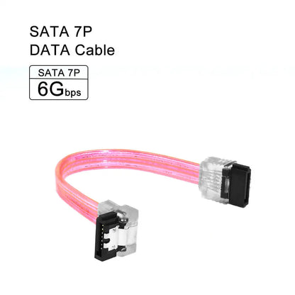 SATA 3.0 III 6Gb/s 10cm Hard Disk Drive Data Serial ATA Straight Cable 26AWG for HDD SSD Cord line 7pin sata cable 10 CM