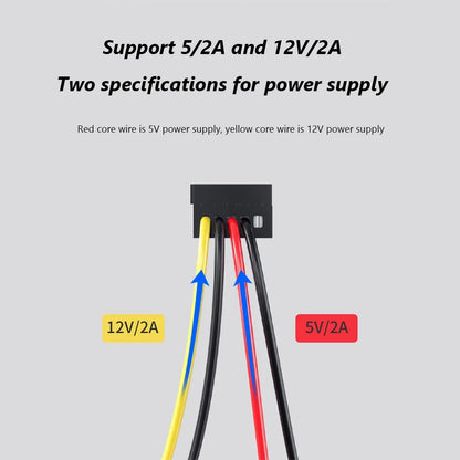1-5PCS SATA 1 to 5 SATA Hard Disk Power Supply Splitter Adapter Cable Cord 4 Pin to 15 Pin SATA Power Adapter for PC Sever