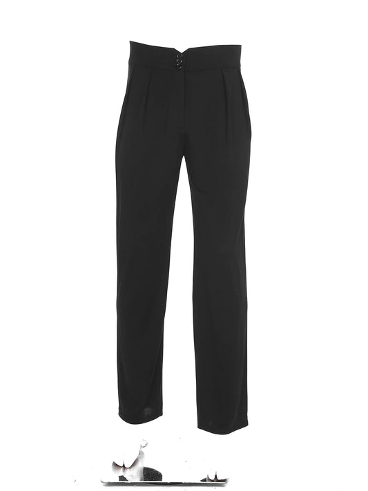 Latin Jazz Tango Rumba Dance Pants for Men Adults Cha-Cha Ballroom Dancing Competition Performance Costume High Waist Trousers