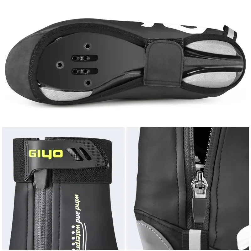 GIYO Waterproof Cycling Shoe Covers Women Men Shoes Cover MTB Road Bike Racing Overshoes Waterproof Shoe Covers Lock Protector