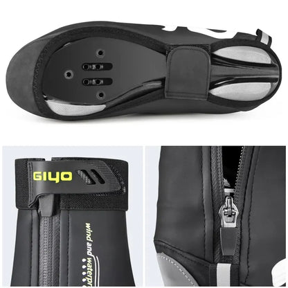 GIYO Waterproof Cycling Shoe Covers Women Men Shoes Cover MTB Road Bike Racing Overshoes Waterproof Shoe Covers Lock Protector