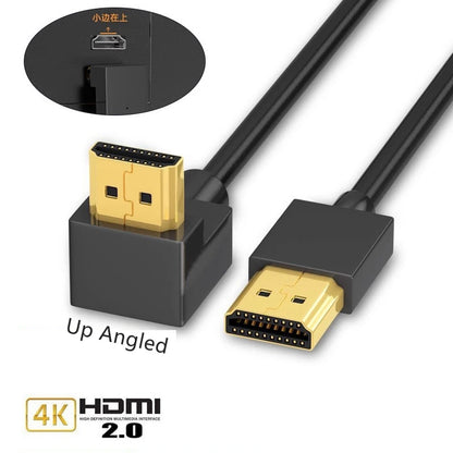 DisplayPort DP 1.4 Cable 90 Degree Angled hdmi 2.0v 8K 60Hz 4K 144Hz HDR High Speed 32.4Gbps Display Port Male To Male Cable