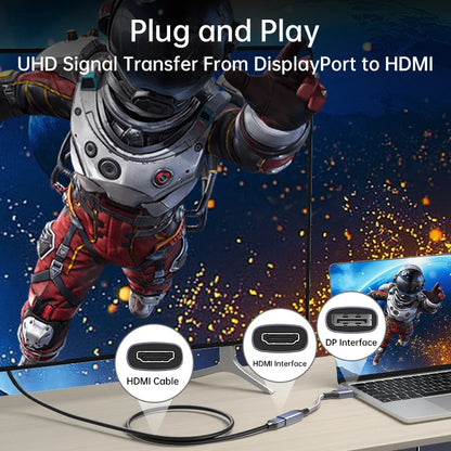 Displayport to HDMI Adapter 8K DP 1.4 to HDMI Adapters Male to Female 8K60HZ 4K120HZ Display Port Converter for Dell Lenovo