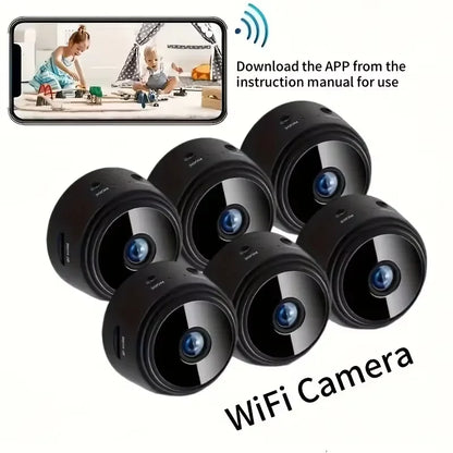 A9 Smart WiFi Security Camera - Wireless Indoor/Outdoor Camera, 2.4GHz WiFi, Remote View App, Motion Alert, Christmas Gift